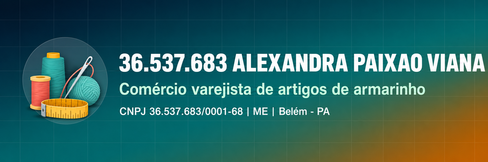 ALEXANDRA PAIXAO VIANA - Comércio varejista de artigos de armarinho